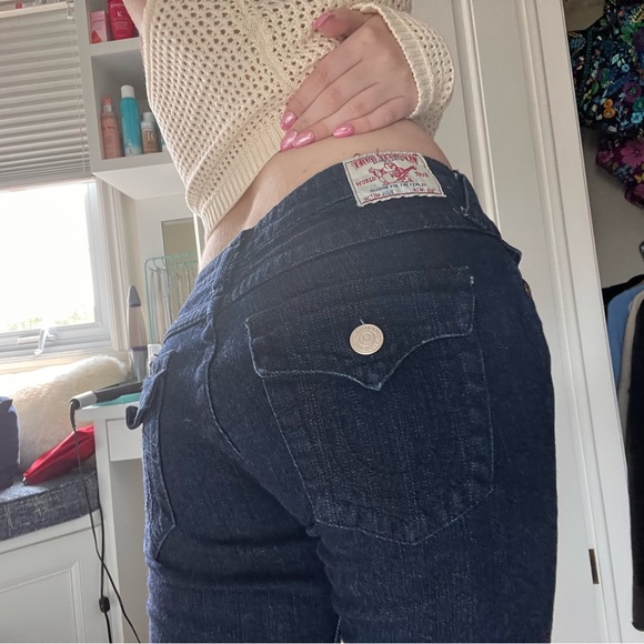 True religion dark wash jeans - Picture 7 of 8